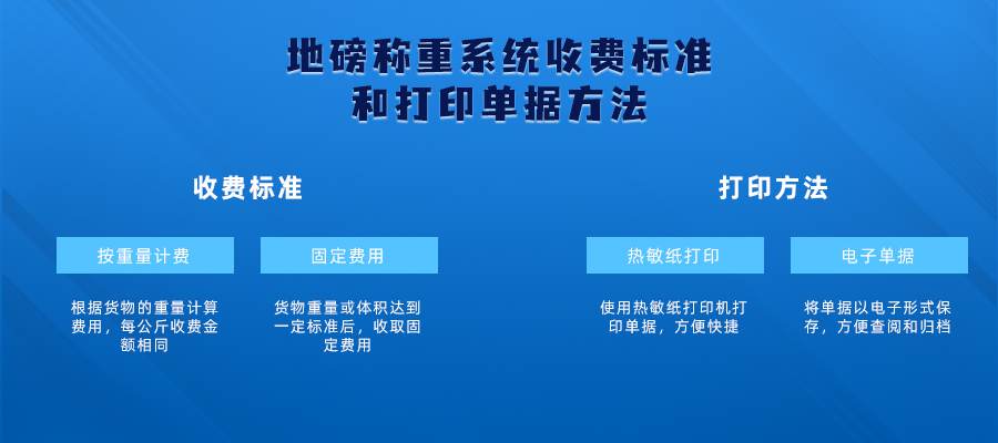 地磅称重系统收费标准和打印单据方法